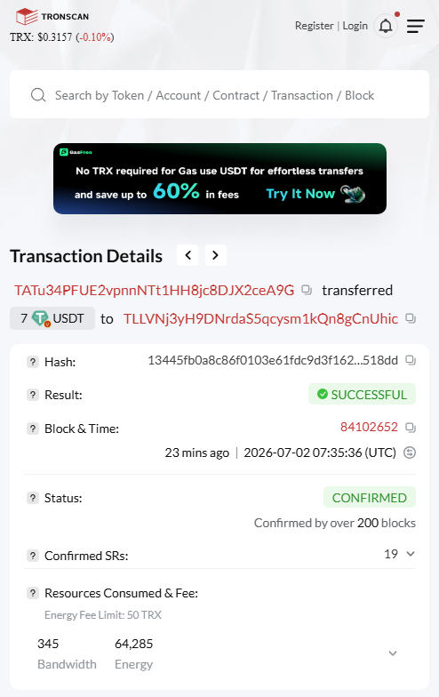 Payment Proof