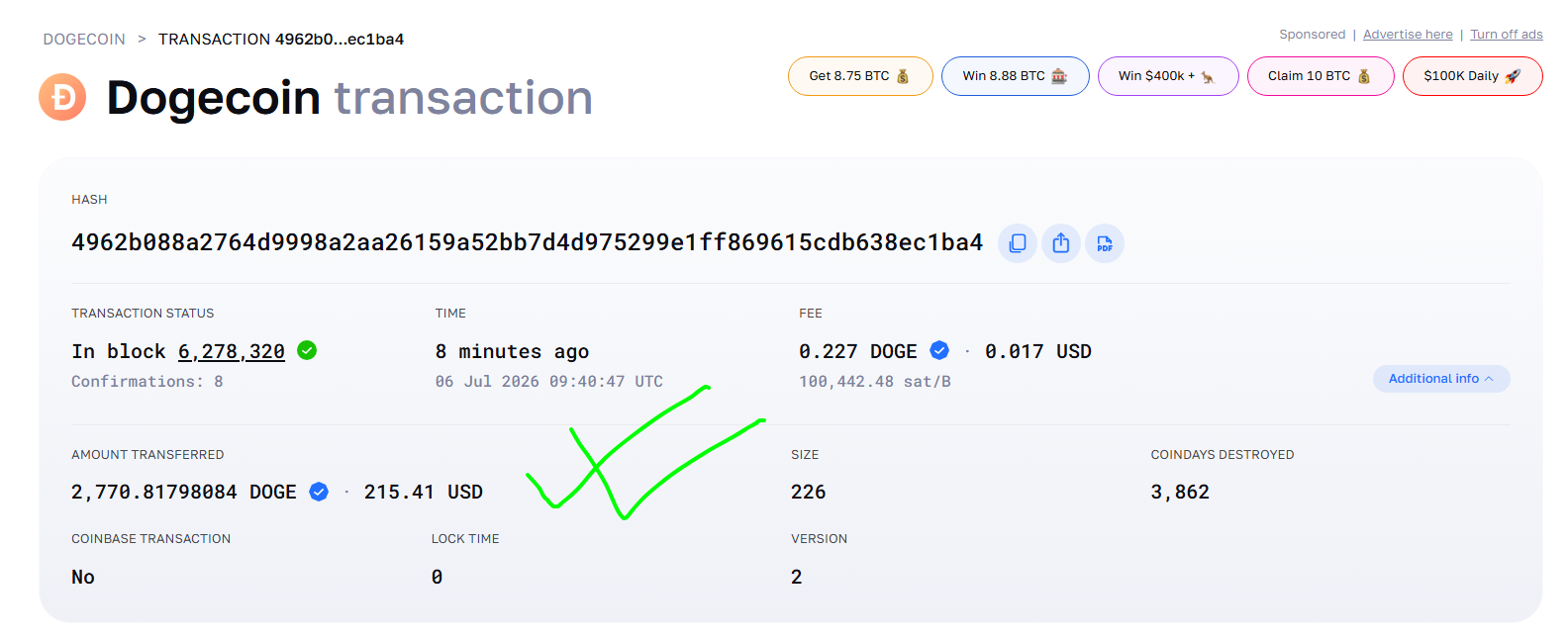 Payment Proof