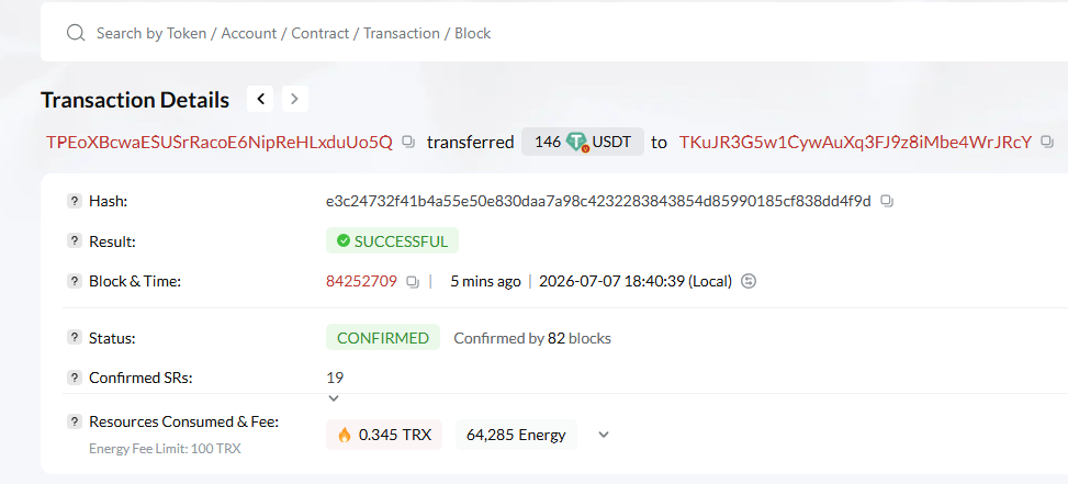 Payment Proof