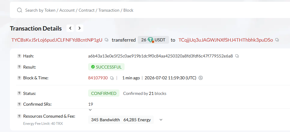 Payment Proof