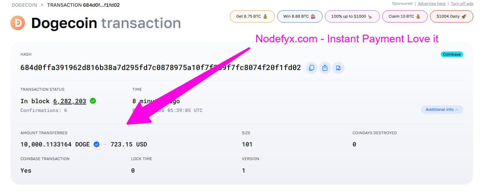 Payment Proof