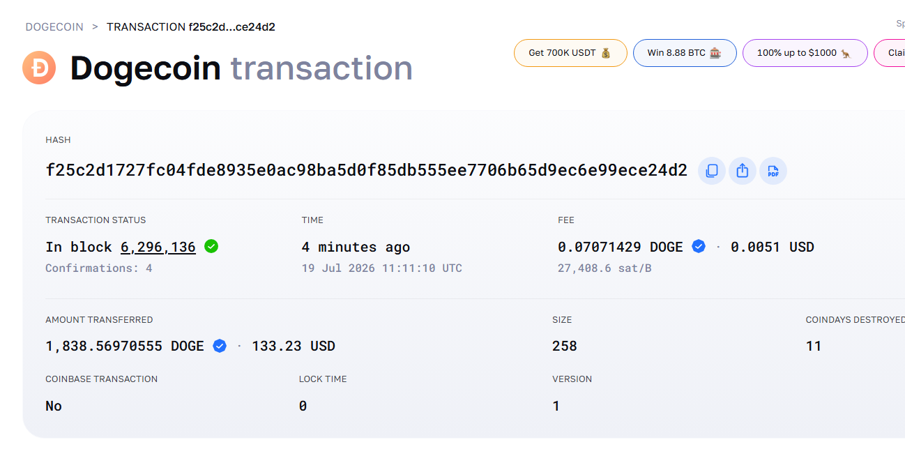 Payment Proof