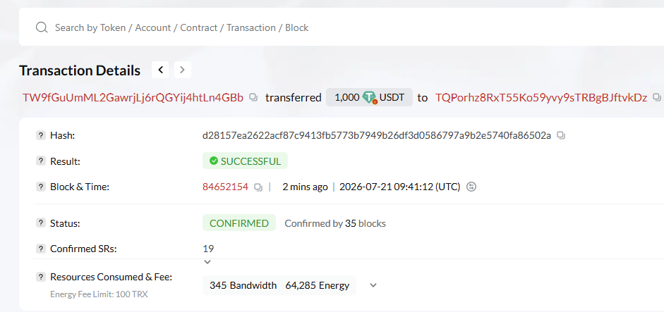 Payment Proof