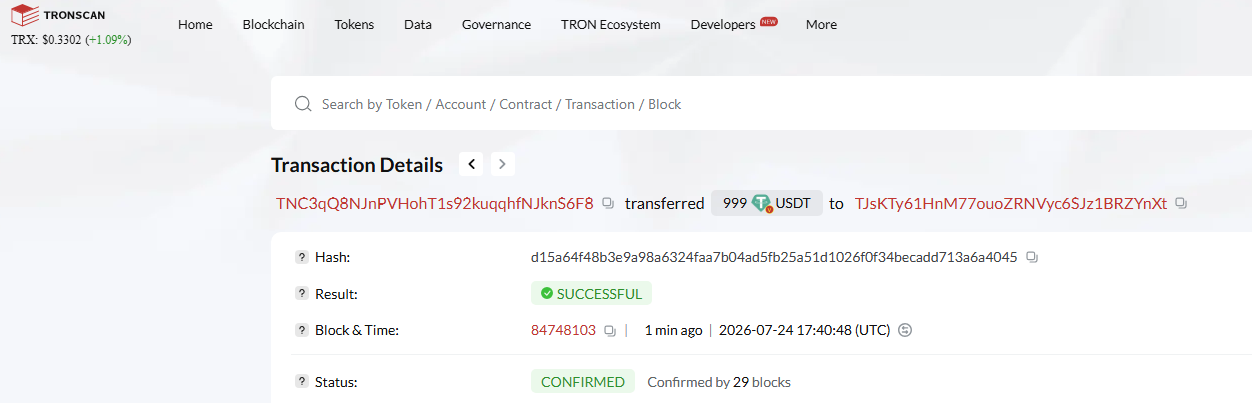 Payment Proof