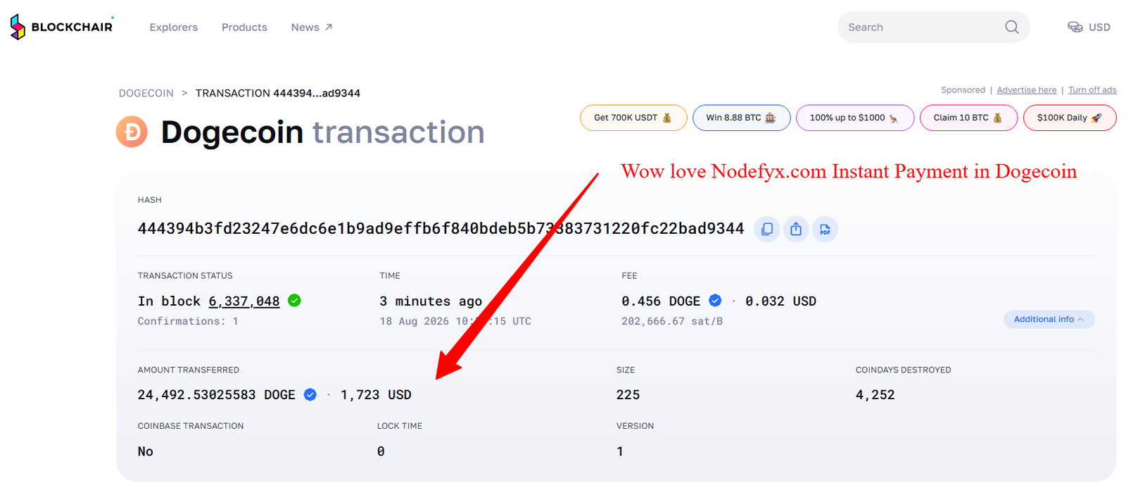 Payment Proof