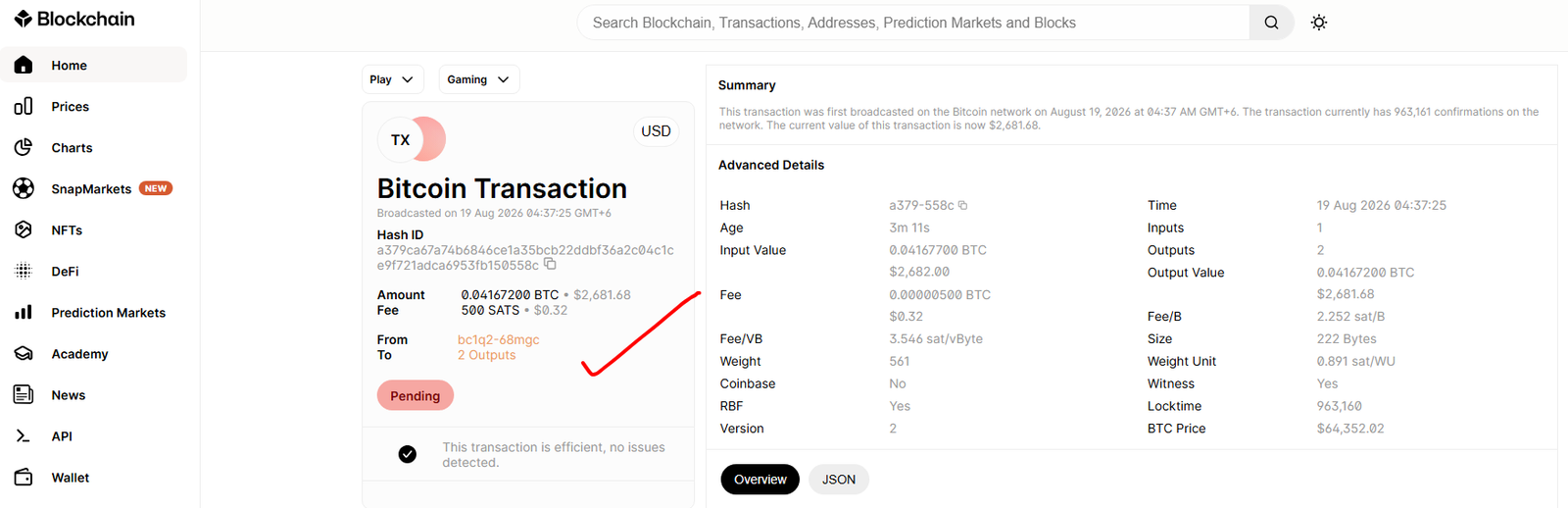 Payment Proof
