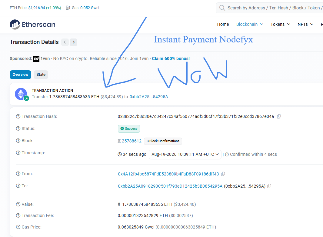 Payment Proof