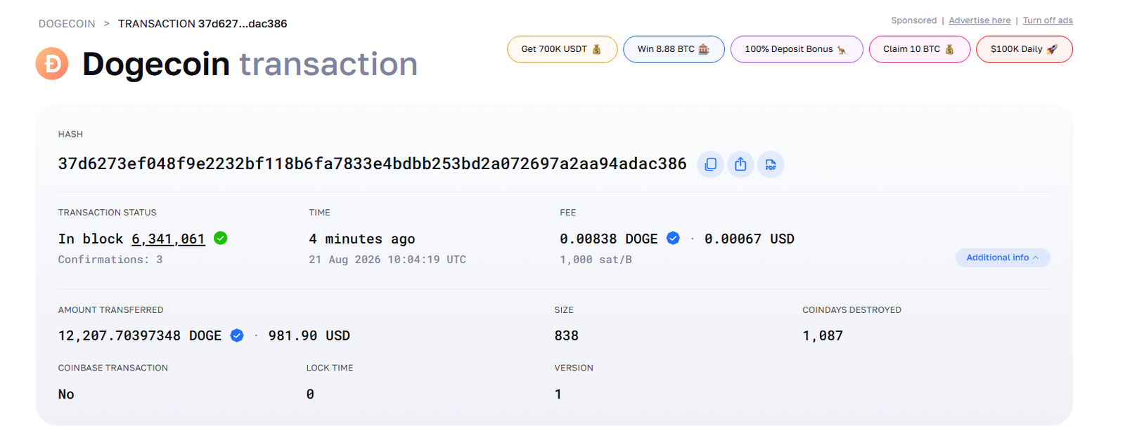 Payment Proof