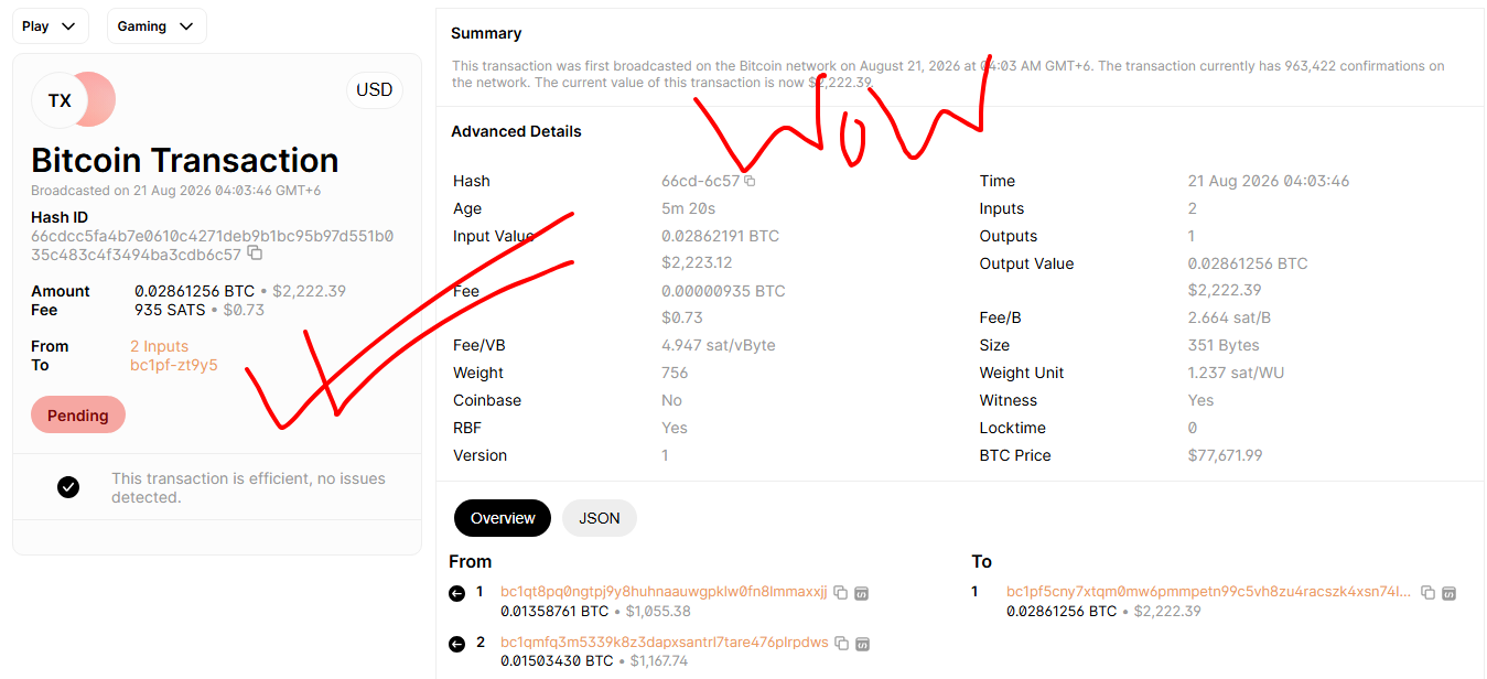 Payment Proof