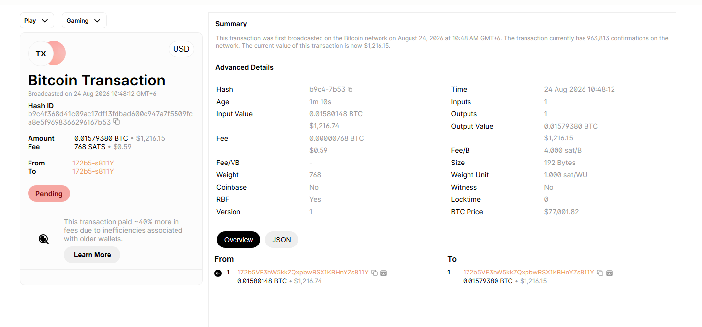 Payment Proof