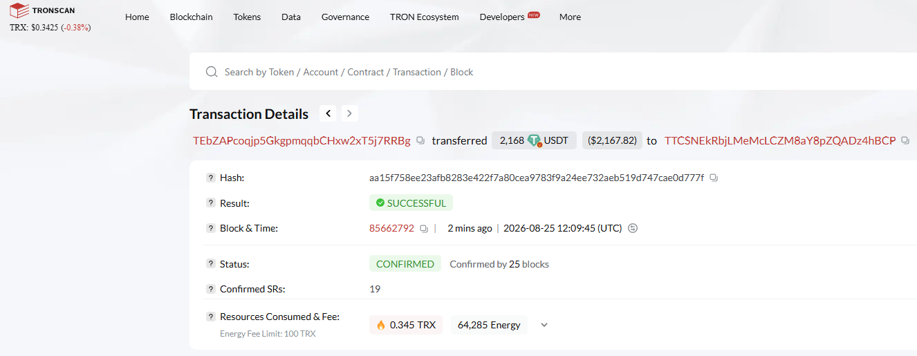 Payment Proof