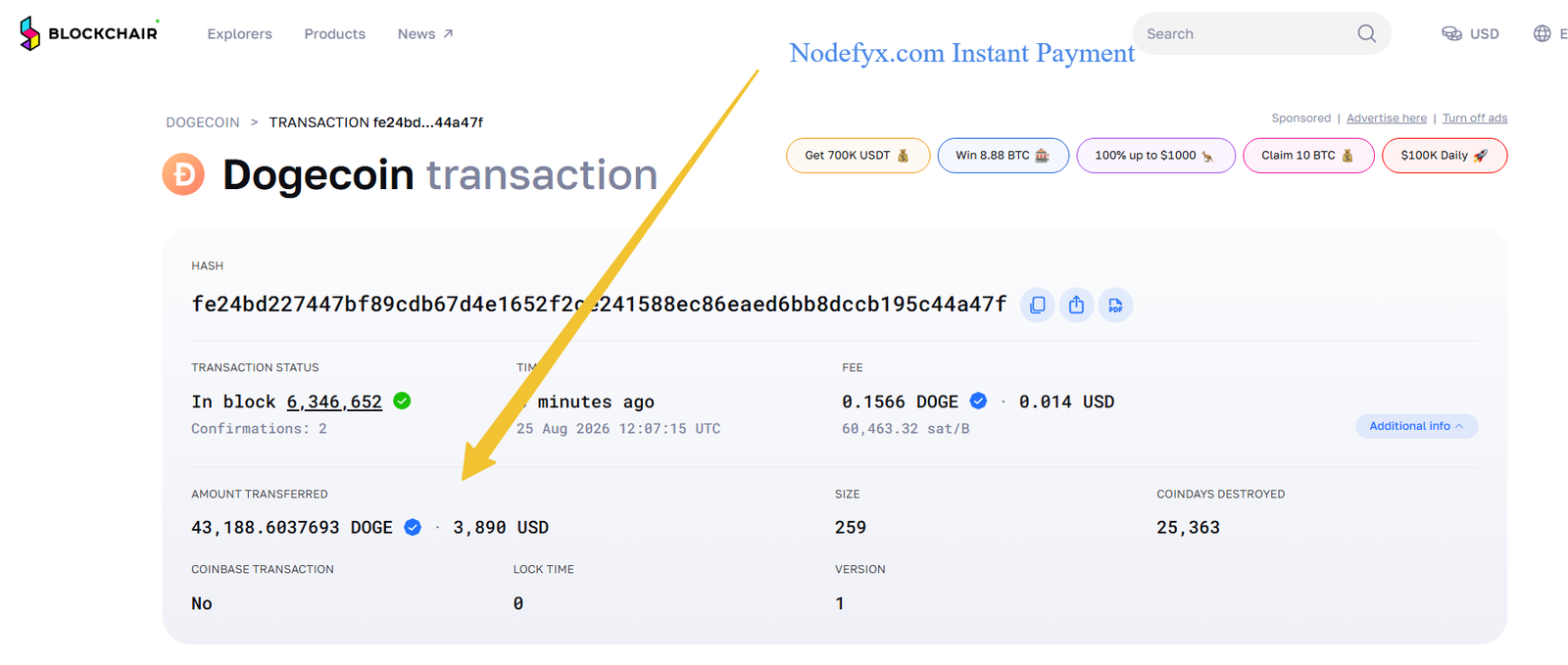 Payment Proof
